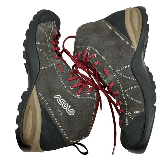 Asolo Gore-Tex Waterproof Mens 10.5 High Top Hiking  Boots Made In Romania - Picture 6 of 10